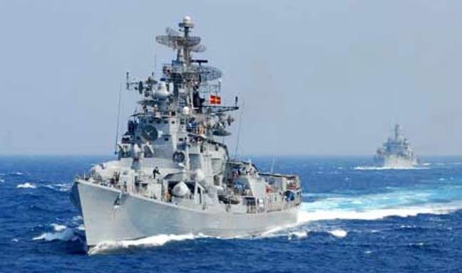 Warships, submarines and aircraft form part of big drill by Indian Navy ...